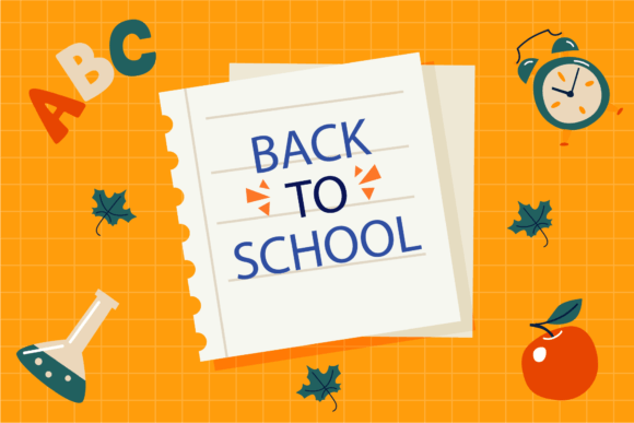 Back to School Background Design Art
