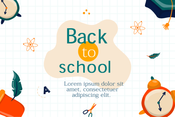 Back to School Background Graphic Design