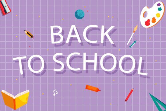 Back to School Graphic Design Background