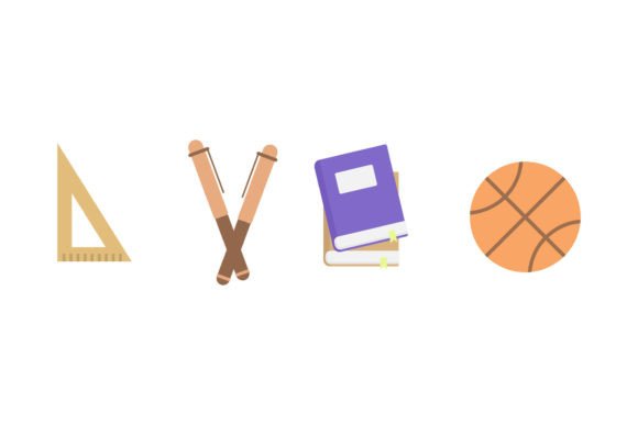 Back to School Labels Collection