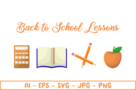 Back to School Lessons Graphics and Illustrations
