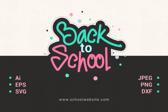 Back to School Typography Template