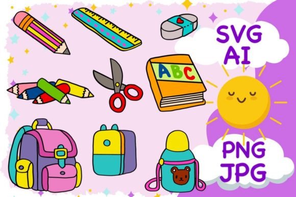 Back to School Vector Graphics