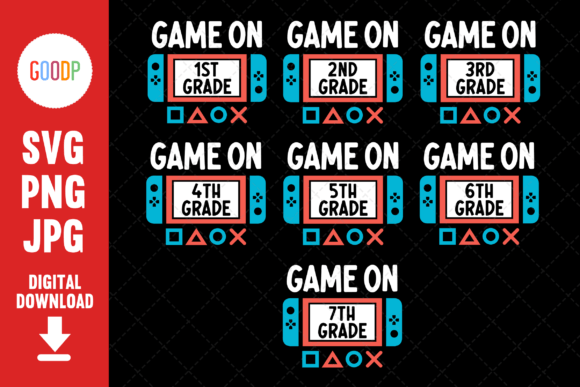 Game on Grade Back to School Graphics
