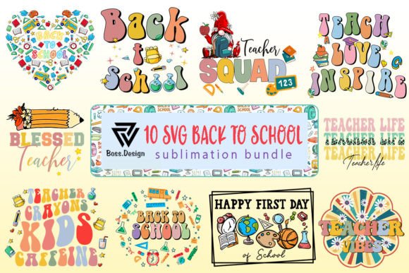 Hello Back to School SVG Bundle