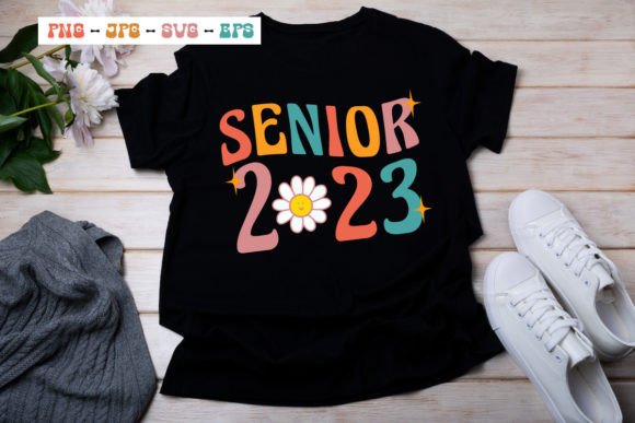 Retro Senior 2023 Back to School Graphics