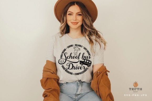 School Bus Driver Back to School Svg